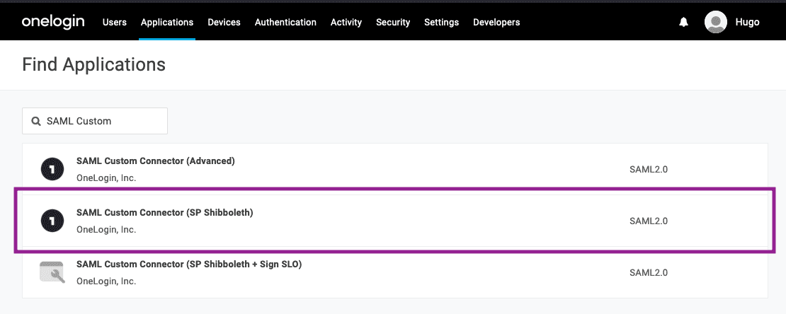 SAML Custom Connector (SP Shibboleth)